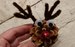 Koglerensdyr - DIY Rudolf/rensdyr Af Grankogle