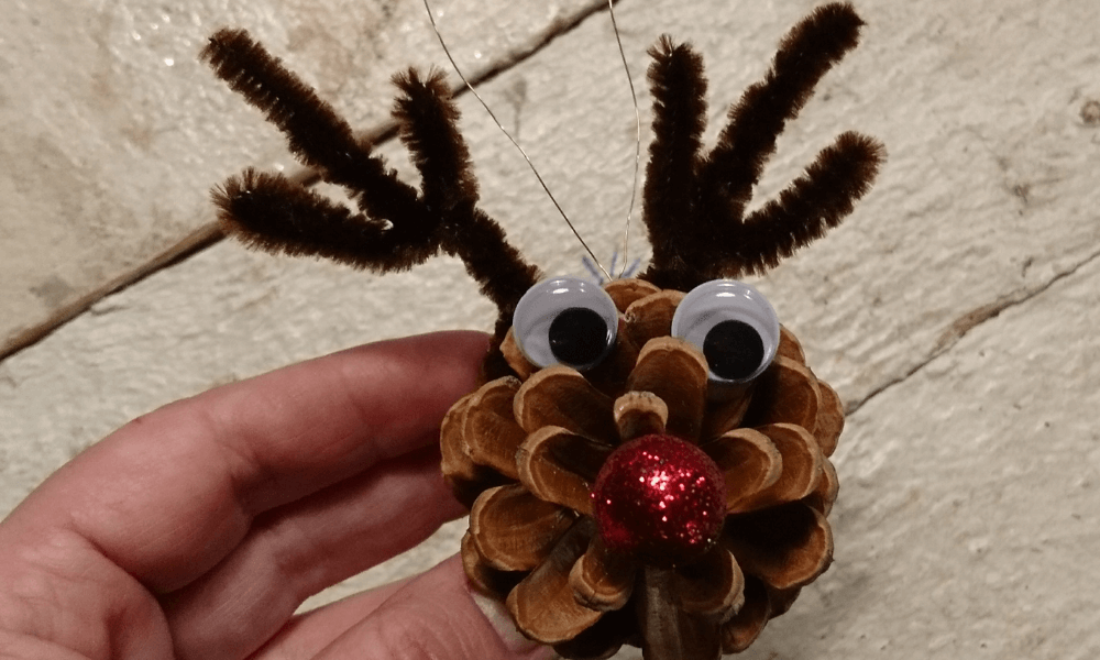 Koglerensdyr - DIY Rudolf/rensdyr Af Grankogle