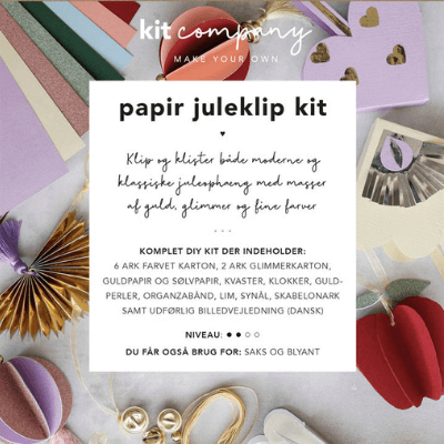 Papir Juleklip Kit