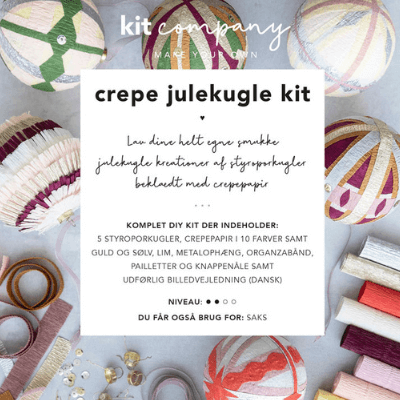 Crepe Julekugle Kit