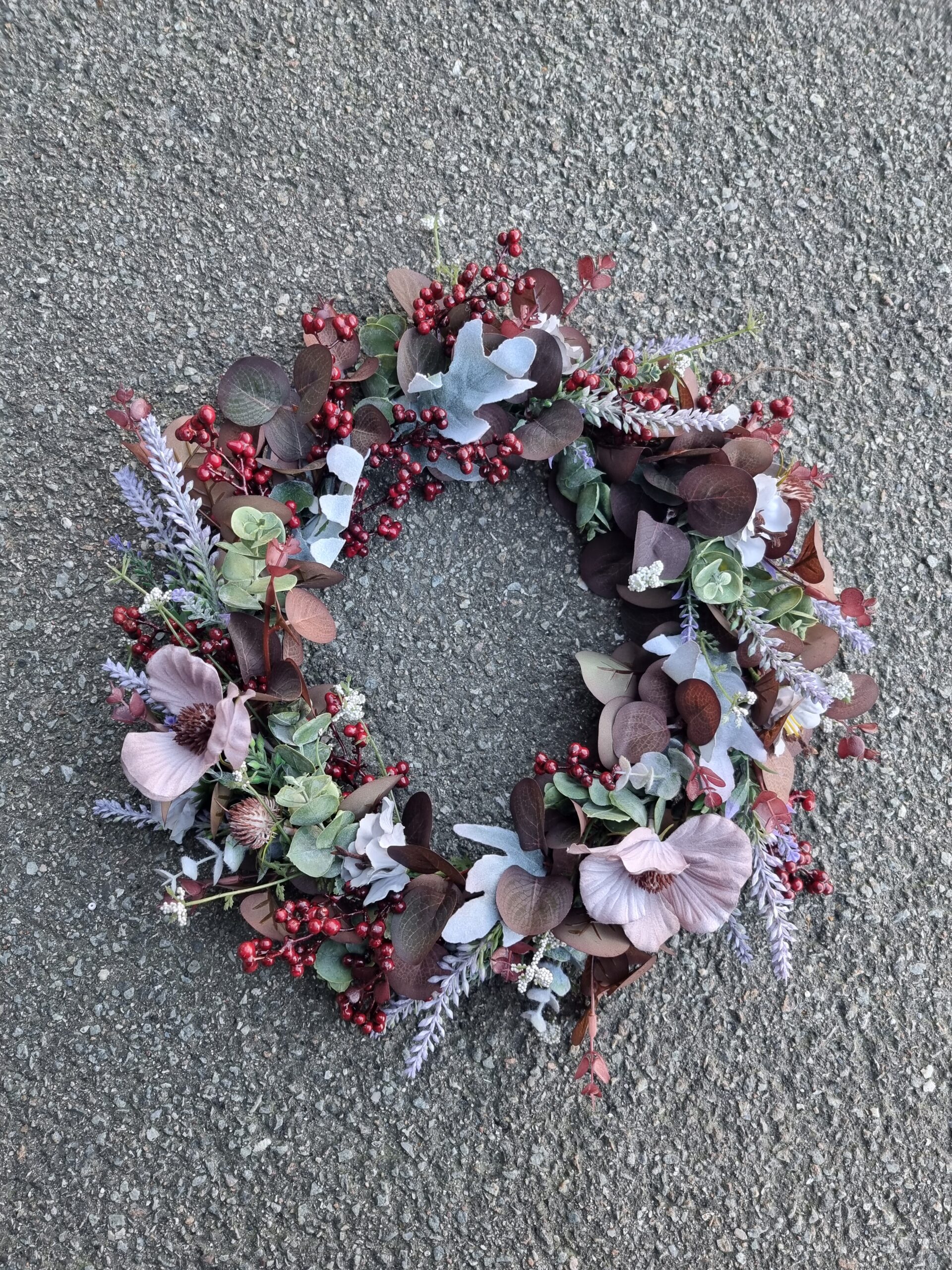 Kunstige blomster – Krans A