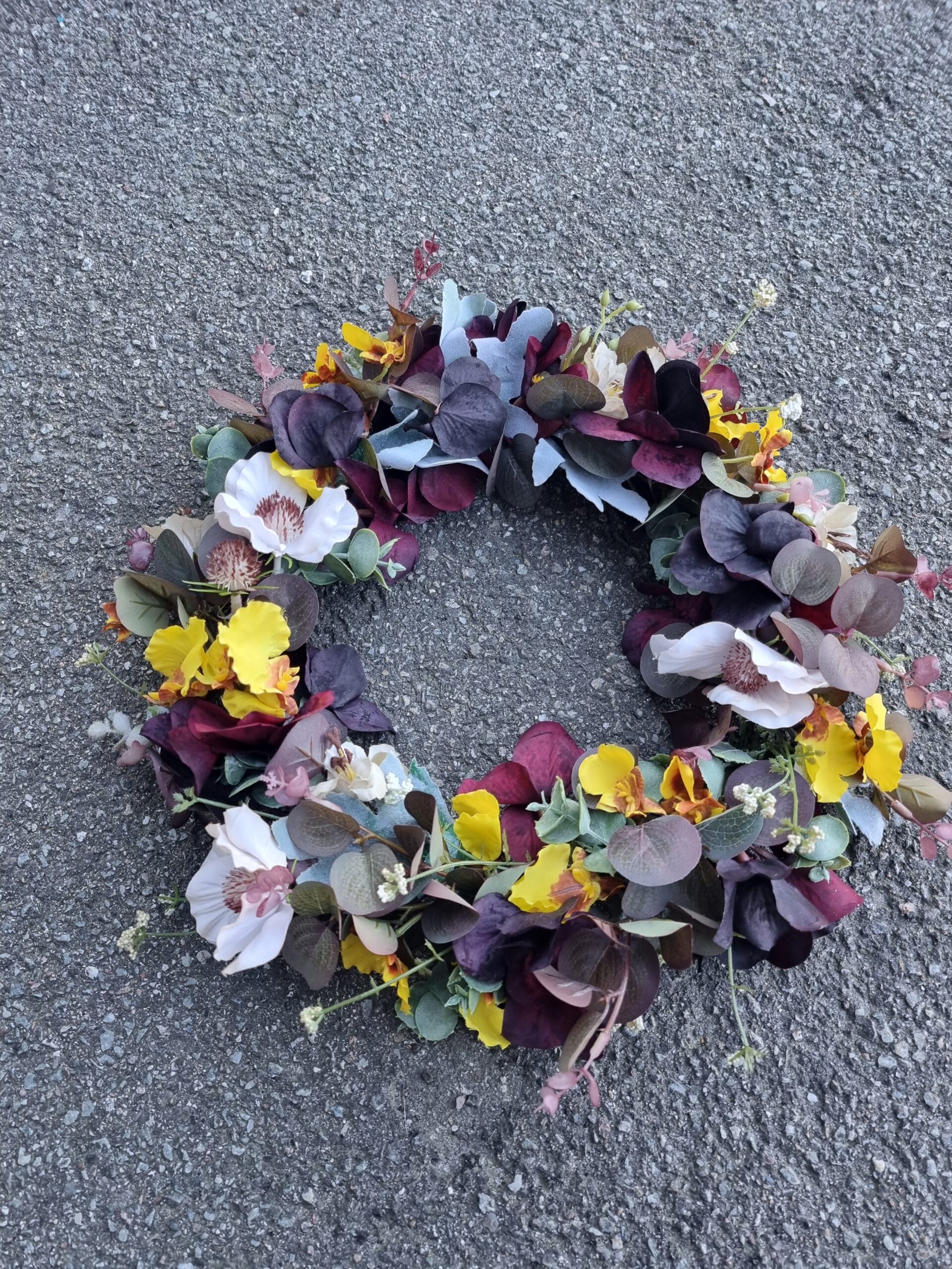 Kunstige blomster – Krans B